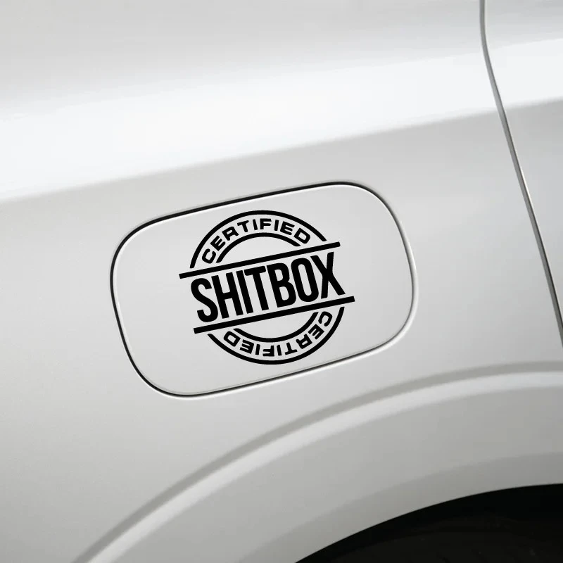 SHITBOX CERTIFIED Funny&creative Car Sticker