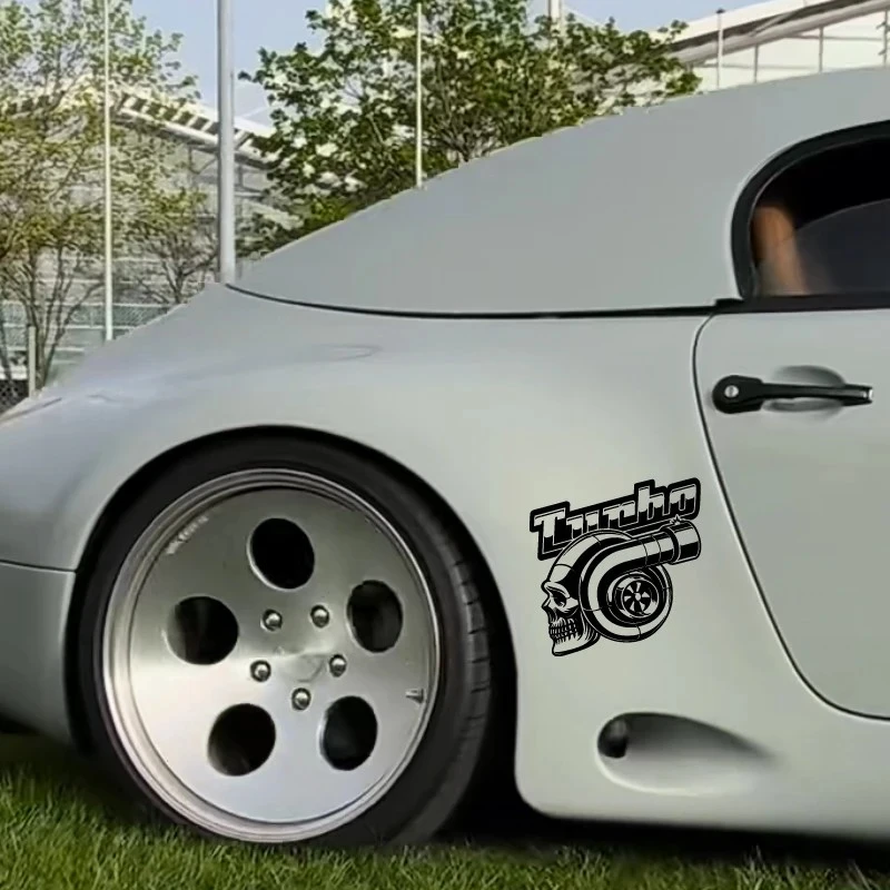 SKULL TURBO Car Stickers Vinyl Decals best