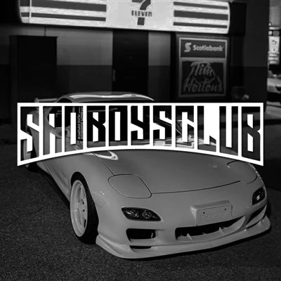 "Sad Boys Club"JDM 스타일 데칼