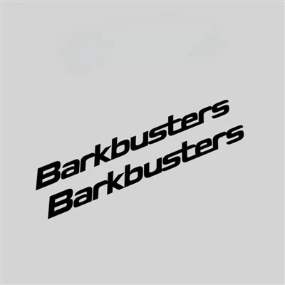 2pcs barkbusters 오토바이 스티커 방수