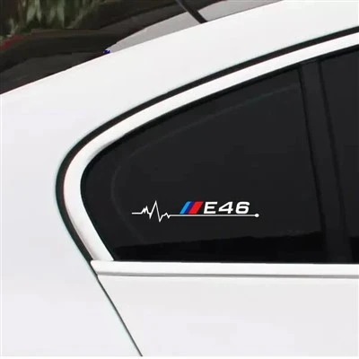 BMW 용 2PCS 자동차 윈도우 스티커