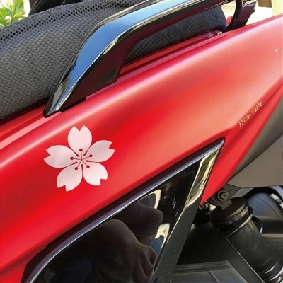 2PCS JDM Sakura 오토바이 스티커