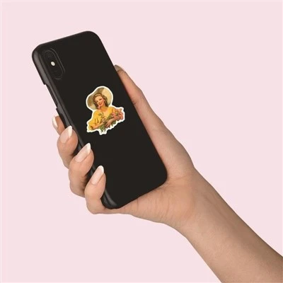빈티지 섹시한 여자 데칼