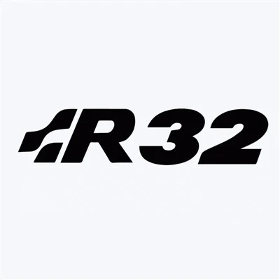 VW R32 배지 접착제 비닐 스티커 데칼