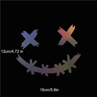 demon 데몬 웃는 얼굴 데칼
