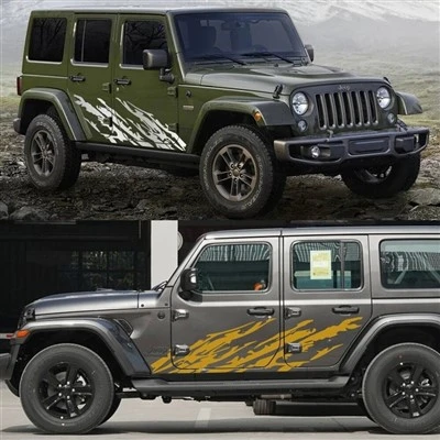 SUV 랩 및 대형 스티커 만들기