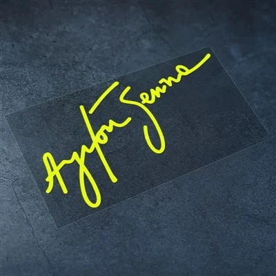 Ayrton Senna 드라이버 시그니처 스티커