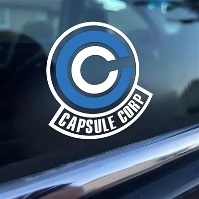 Capsule Corp Decal, Bulma 로고 스티커