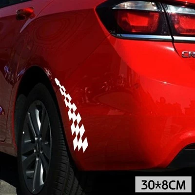 자동차 펜더 스티커 F1 스타일 플래그