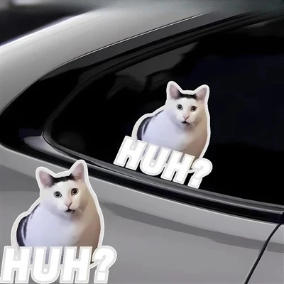 Chuh 고양이 오토바이 스티커 자동차를위한 재미있는 밈