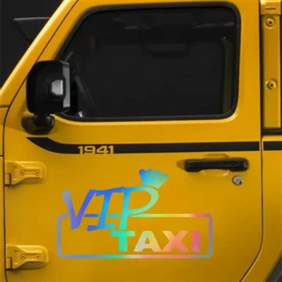 VIP 택시 데칼 스티커
