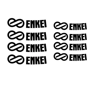 Enkei Wheel Decals 로고 다이 컷 스티커