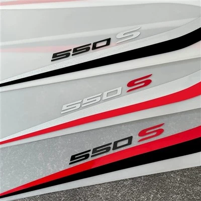 QJMotor 550S 오토바이 스티커