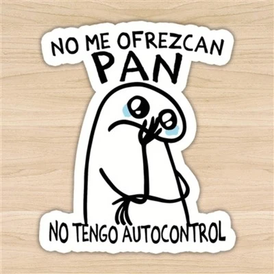 재미있는 "No Me ofrezcan 팬 스페인 스티커