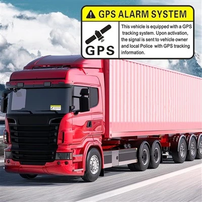 GPS 자동차 경고 스티커