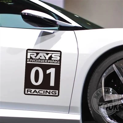 Rays No.1 Racing Car 스티커 데코어