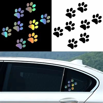 자동차 용 고양이 발자국 스티커
