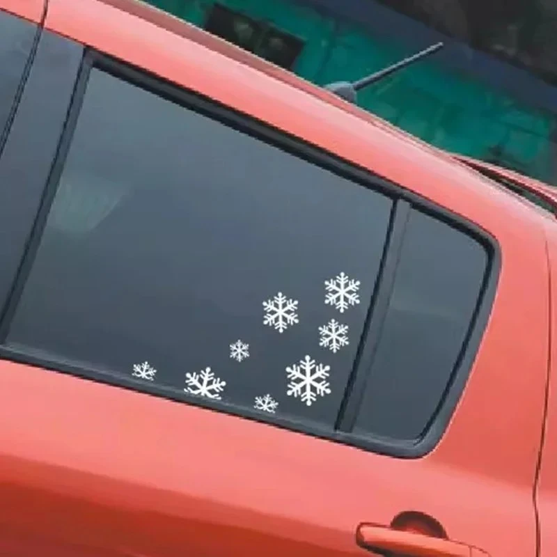 눈송이 자동차 스티커 비닐 데칼