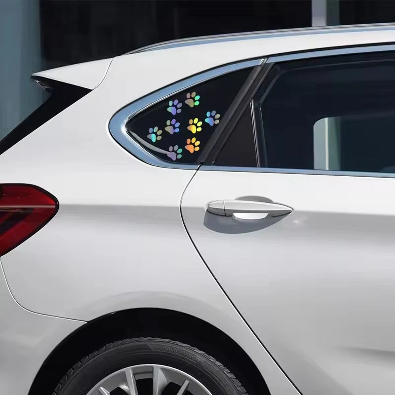 Cat Paw Print Sticker For Car