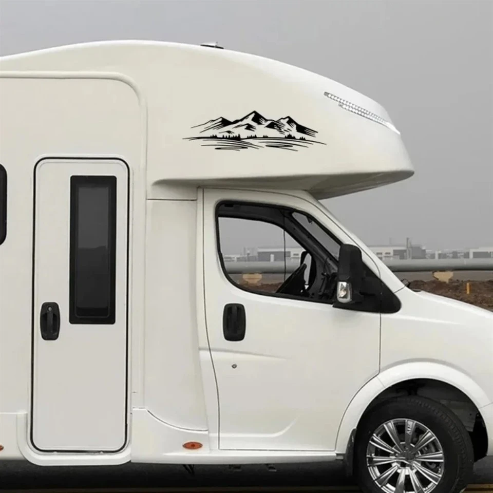 Tree Mountain Decal For Car And Camper best