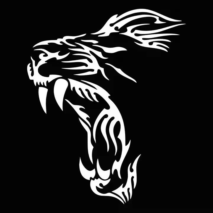 Waterproof LION Funny Vinyl Decal