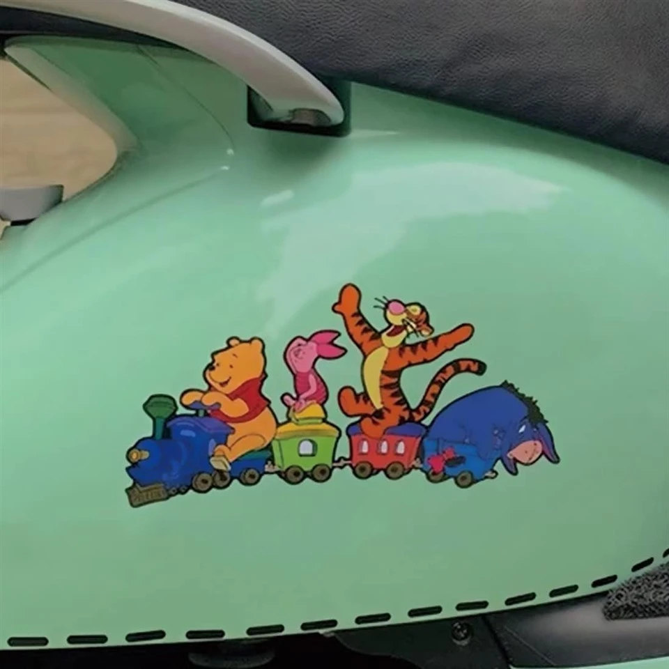 Winnie Bear Electric Bike Stickers